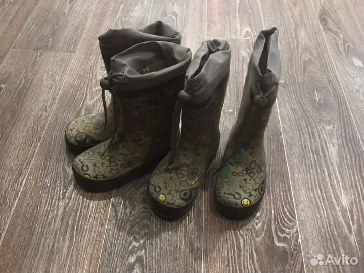Детские резиновые сапоги
