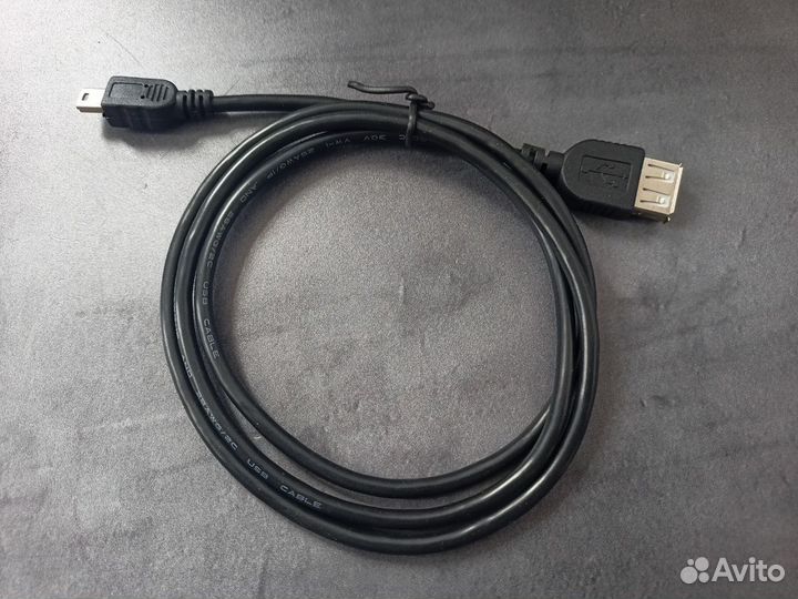 Кабель OTG USB 2.0 usbaf/Mini 5P BM, 1м