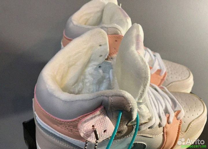 Кроссовки Nike Air Jordan тёплые (Арт.57884)