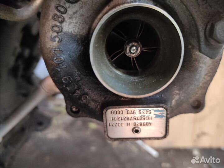 Турбина на Renault kangoo и nissan note.1.5 DCI