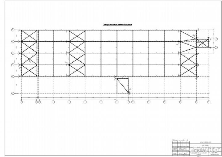 Металлокаркас под складской комплекс 18 х 66 м