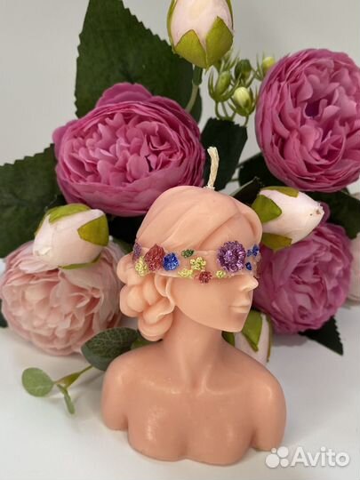 Свечи интерьерные, свечи восковые, свечи цветные