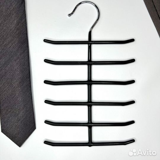 Галстук мужской Zara коричневый, вешалка