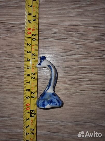 Статуэтка кобры гжель старая