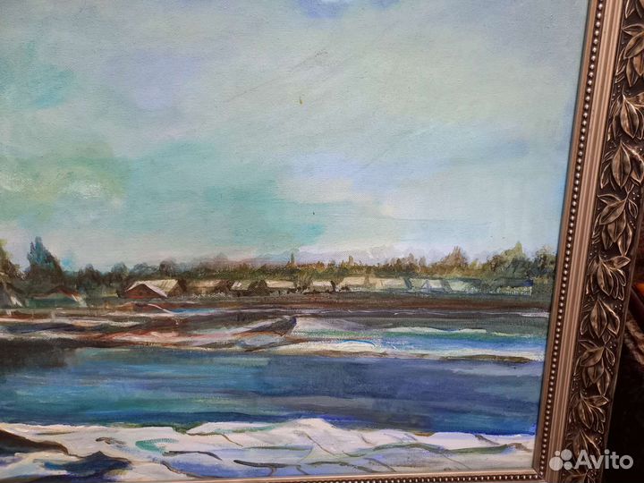 Картина река Тьма, В. Селиверстов, 2018 год