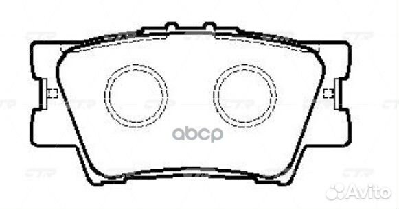 GK1064 колодки дисковые задние Toyota RAV4 2.0