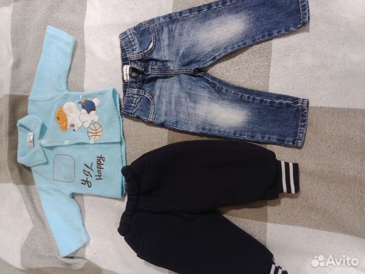 Вещи пакетом на мальчика 6-12 месяцев