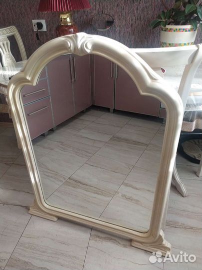 Зеркало 105*75 в раме барокко, Италия