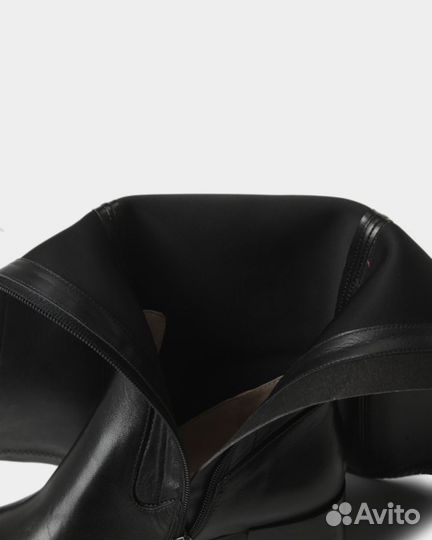 Сапоги кожаные женские 38