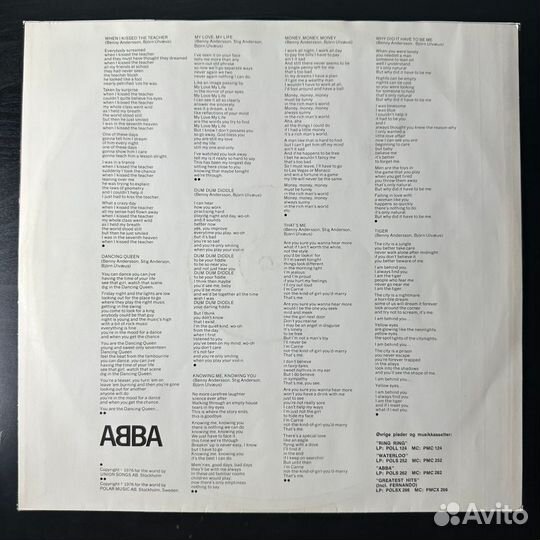 Abba – Arrival (Дания 1976г.)