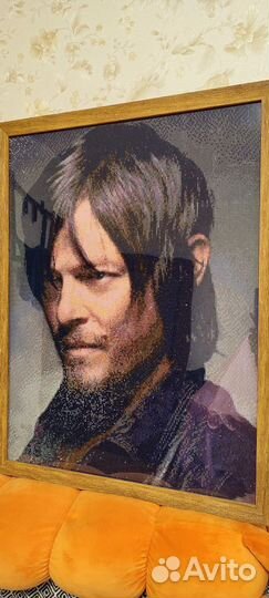 Готовая картина из алмазной мозаики