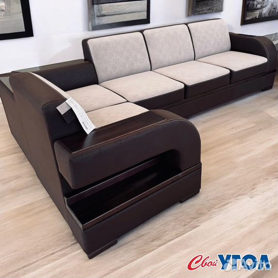 Большой угловой диван