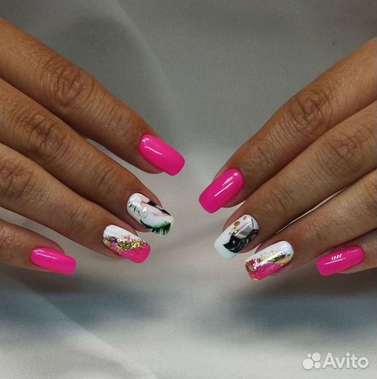 Маникюр, покрытие гель- лаком, наращивание ногтей