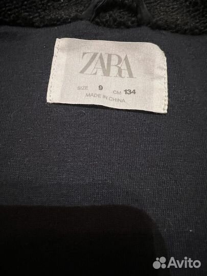 Бомбер zara для мальчика 134 см