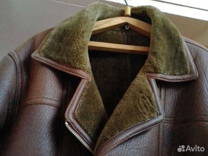 Дубленка мужская, иск мех, иск кожа