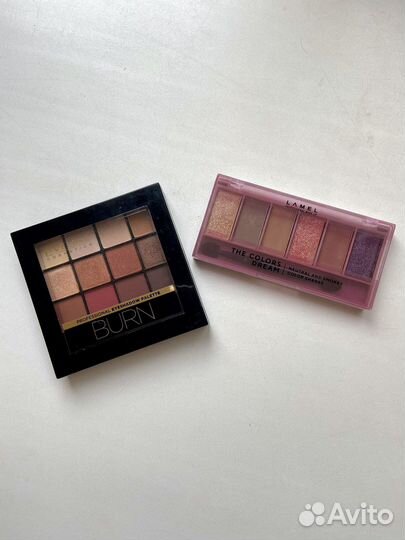 Палетки теней Eveline и Lamel