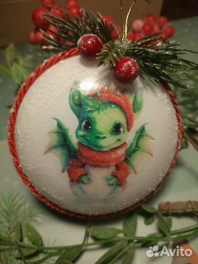 Новогодние игрушки ручной работы