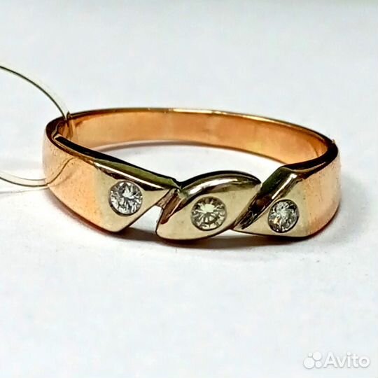 Кольцо Премиум Золото 585 вес 3,32