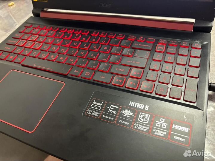 Acer Nitro 5 i7 9750h