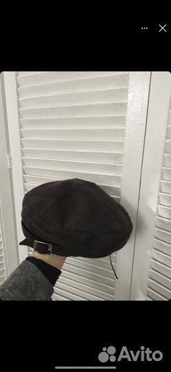 Беретка замшевая женская