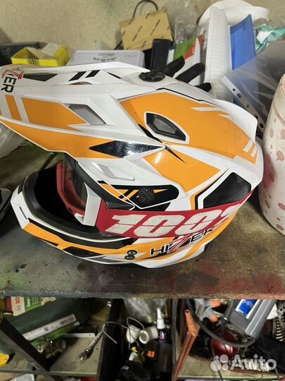 Мотошлем кроссовый б/у