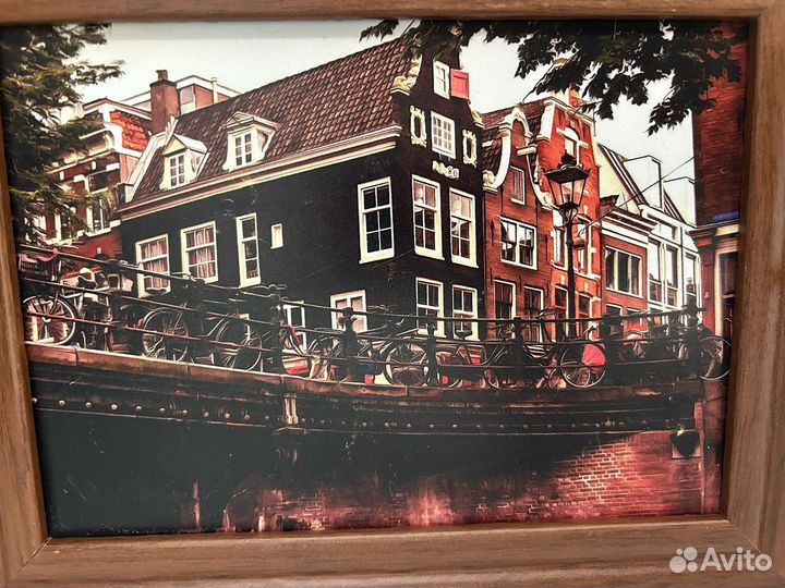 Ключница настенная из дерева Амстердам