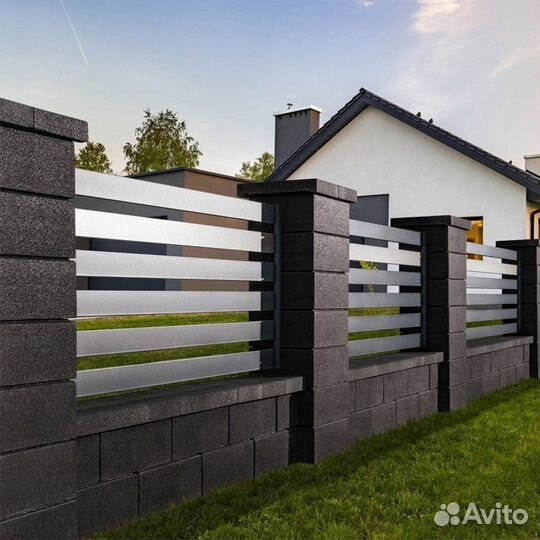 Заборы для коттеджей в Удомле