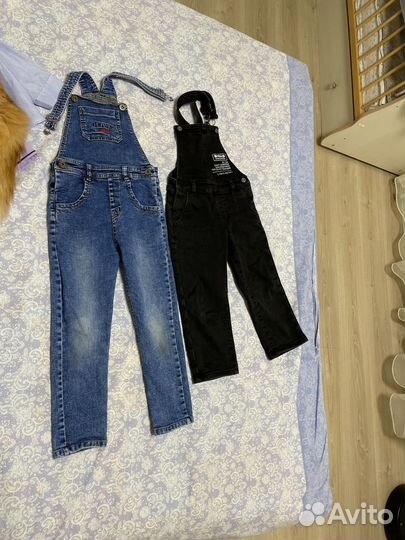 Джинсовый комбинезон