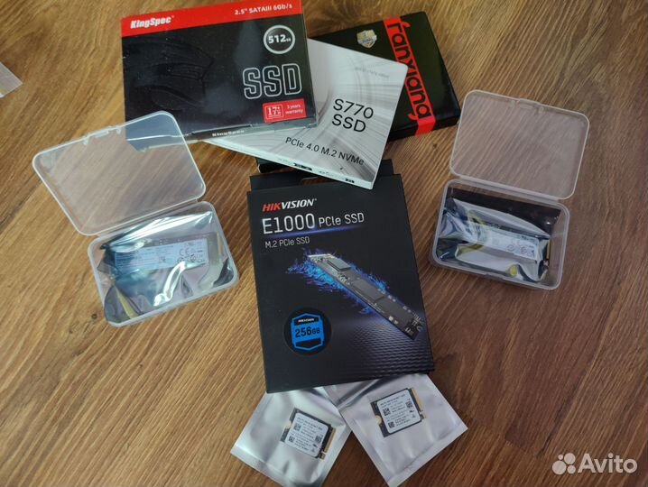 Ssd диски M2, SATA, nvme 256 гб-1024 Гб