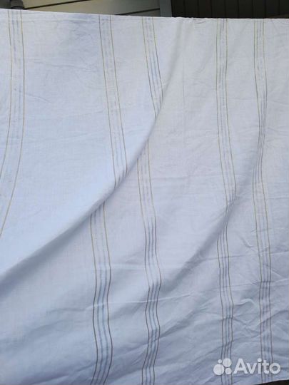 Льняная штора новая 1.5х2.9м