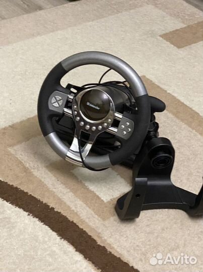 Игровой руль defender forsage gtr