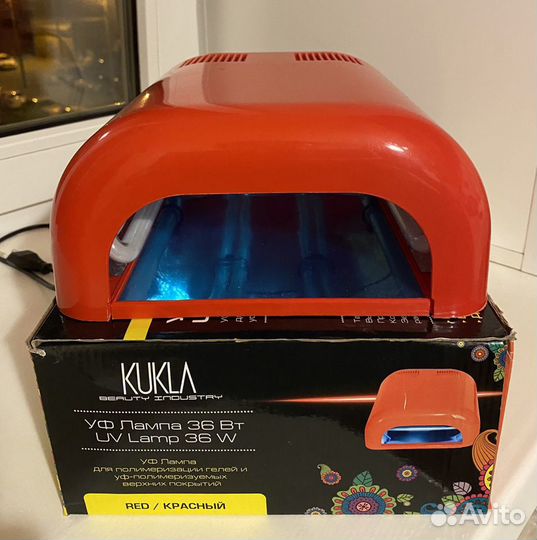 Лампа UV JessNail Kukla, 36 Вт красный