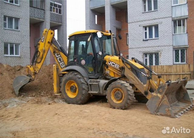 Аренда услуги Экскаватора погрузчика, гидромолот