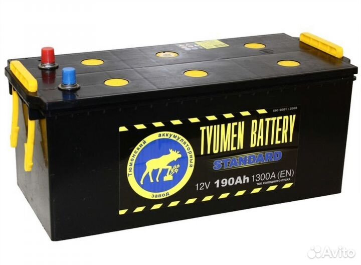 Акб 190Ач Тюмень евро полярность Напрямую с завода