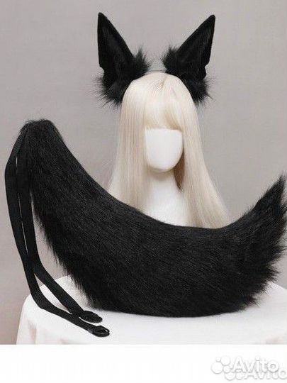 Костюм: Хвост и уши волка