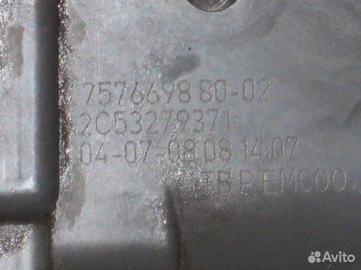 Заслонка дроссельная электрическая пежо 308 1.6