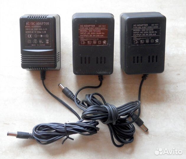 Адаптер питания сега денди