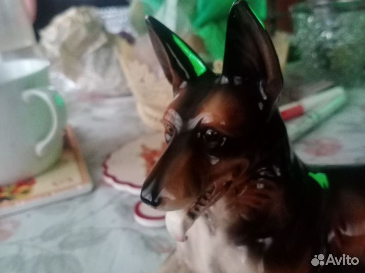 Собака статуэтка овчарка