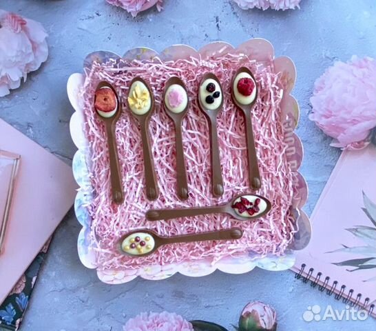 Подарочный набор ложек из бельгийского шоколада