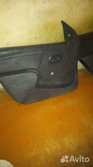 Обшивка двери renault logan