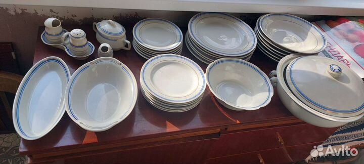 Набор-сервиз столовой посуды пр.Корея времен СССР