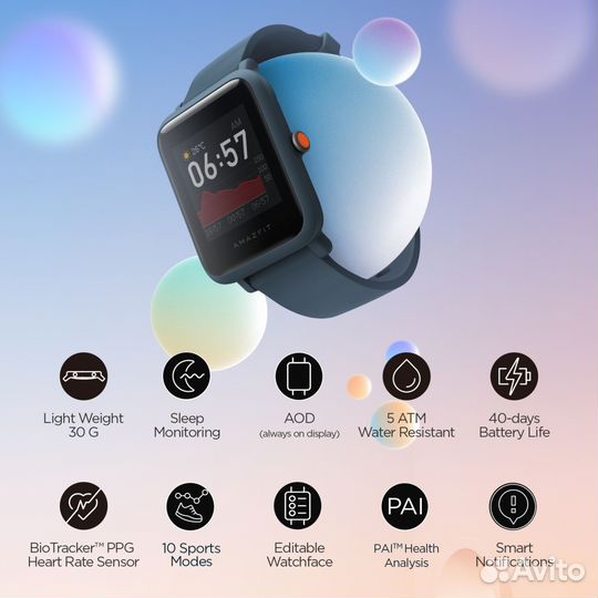 Смарт часы Xiaomi Amazfit Bip s / s Lite Original