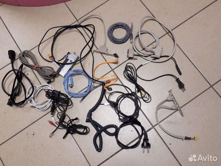 Провода подключения принтера, компьютера