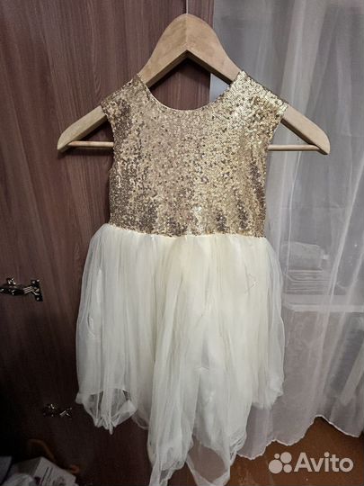 Платье и корона светящиеся на новый год