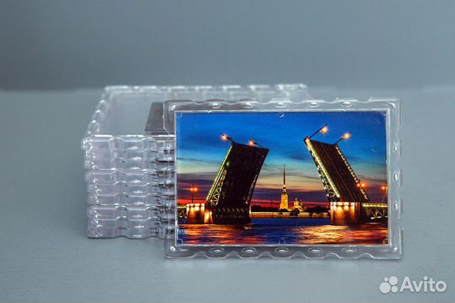 Акриловый магнит 78*52 «марка»