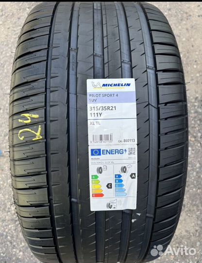 Michelin Pilot Sport 4 SUV 275/40 R21 и 315/35 R21 111Y