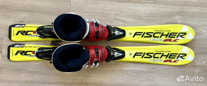 Горные лыжи детские 90 комплект