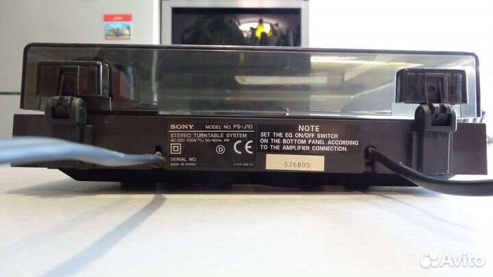 Проигрыватель винила sony PS-J10 и Sony MHC 881