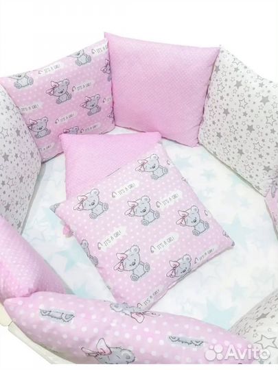 Бортики на кроватку