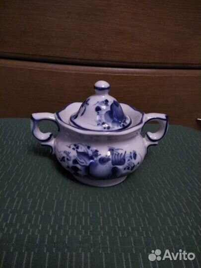 Сахарница Гжель